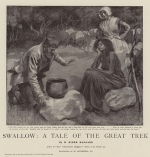Swallow, A Tale of the Great Trek (litho)