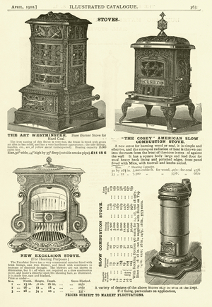 Page from the Army & Navy Catalogue, April 1902 (litho)