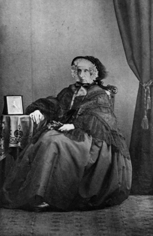 French queen Marie-Amelie (1782-1866) wife of LouisPhilippe, here as an old woman, c. 1860