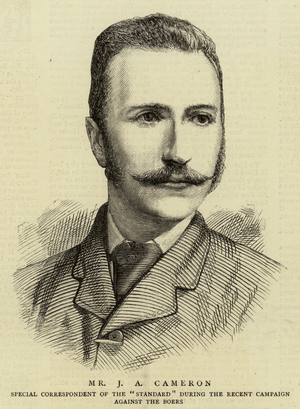Mr J A Cameron (engraving)