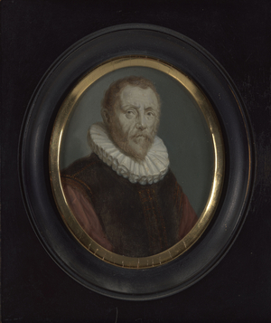Portret van Petrus Hogerbeets, 1700-1720 (oil on metal)