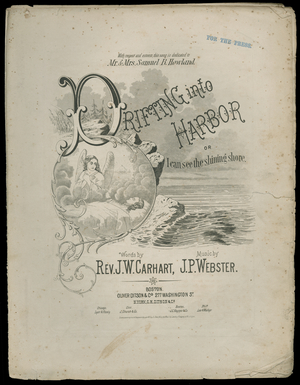 Drifting into Harbor, 1873 (print)