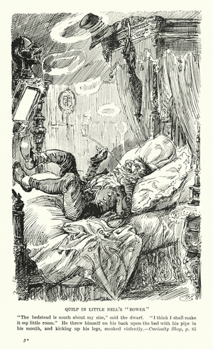 Illustration for The Old Curiosity Shop by Charles Dickens (litho)