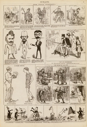 Page from Scraps, Vol IV, No 142 (engraving)