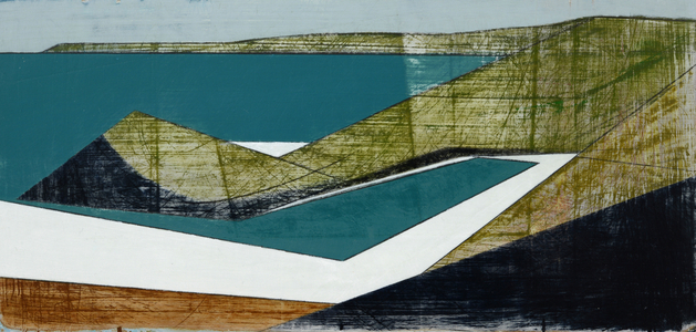 Harbour Coast 11, 2014 (acrylic on plywood) 