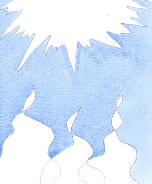 How could God warn us that people risk eternal punishment in Hell, for unrepented serious sin, if He had not given us, in His Church, sure teachings about what is sinful and what is not, with the means of avoiding sin and growing in holiness?, 2004 (w/c on paper)