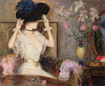 Reflections (oil on canvas)