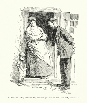 Cartoon by Frank Reynolds (colour litho)