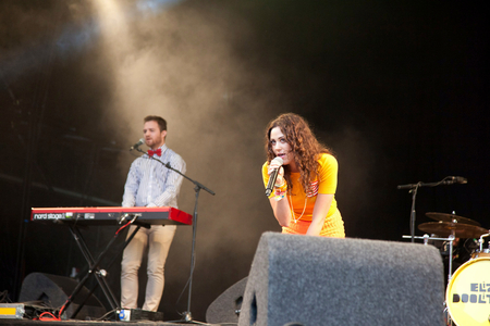 Eliza Doolittle Olympic Torch Relay George Square 8th June 2012 (photo)