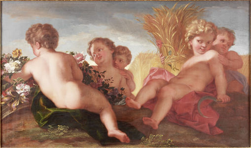 Spring and Summer (oil on canvas)