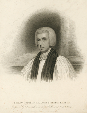Portrait of Beilby Porteus (engraving)