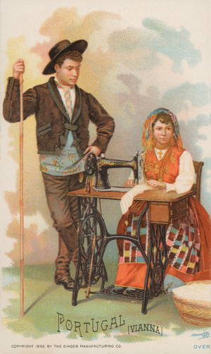 Sewing Machine, Portugal, Vianna (chromolitho)