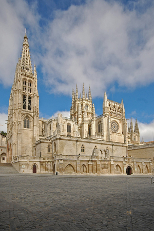 Europe, Spain, Burgos, Catholic Cathedral, 1221, Gothic style. Dedicated to Virgin Mary