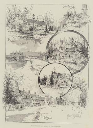 Rambling Sketches, Broadway, Worcestershire (engraving)