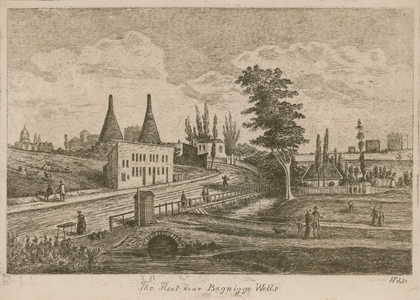 The Fleet near Bagnigge Wells (engraving)