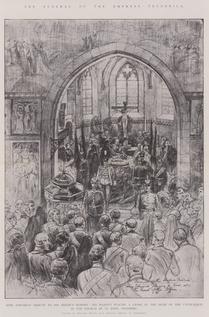 The Funeral of the Empress Frederick (engraving)