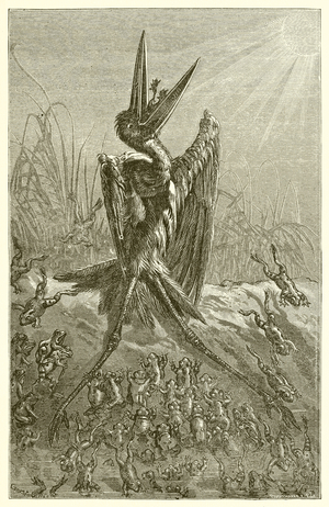 The Frogs Desiring a King (engraving)