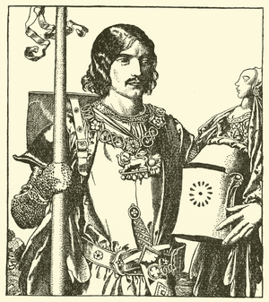 Sir Launcelot of the Lake (litho)