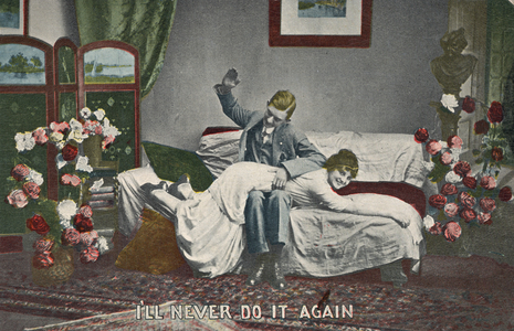 I'll never do it again (coloured photo)