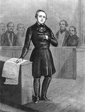 Alexandre Auguste Ledru Rollin (1807-1874) French minister in 1848, engraving