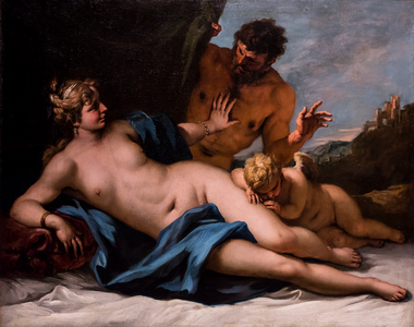 Venus surprised by a satyr, c. 1720/25 (Oil on canvas)