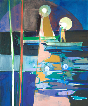 spotlight reflect, 2017 (oil on canvas)