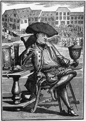 Smoking and drinking student