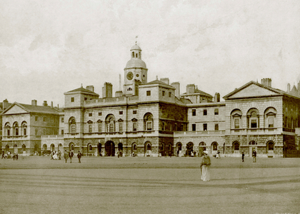 The Horse Guards, London (b/w photo)