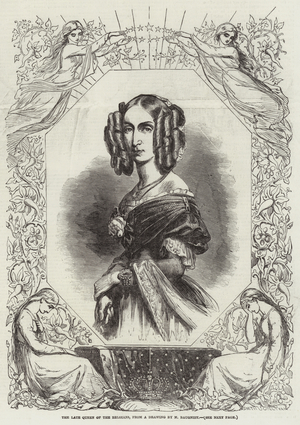 The Late Queen of the Belgians (engraving)