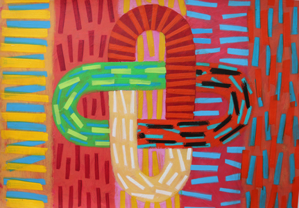 M 5, 2016 (acrylic on paper)