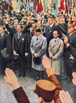 Von Papen, Adolf Hitler, Josef Goebbels,1933