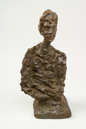 Bust of a Woman with Folded Arms (Francine Torrent), 1964 (bronze)
