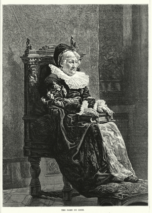 The Dame de Lisle (engraving)