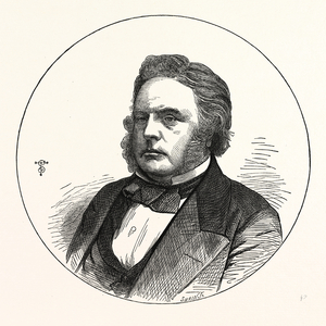 John Bright, Esq., M.P. for Birmingham. 16 November 1811 27 March 1889, Quaker, Was a British Radical and Liberal Statesman. UK