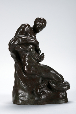 Man and Snake, 1903 (bronze)