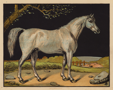 The Horse (colour litho)