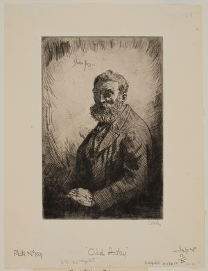 Old Arthy, 1902 (etching)