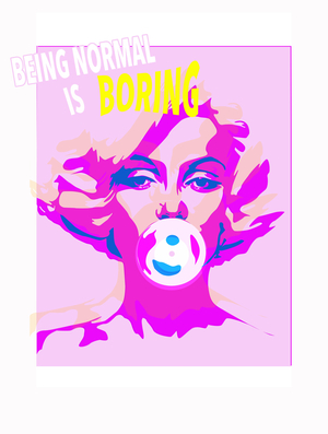 Bubble Gum, 2015 (screenprint on paper)