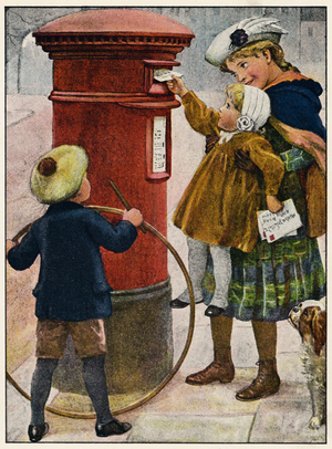 Posting letter (colour litho)
