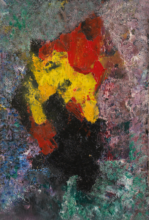 Tachisme, 1937 (oil on paper laid on hardboard)