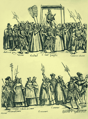 Procession of the Pope 1591