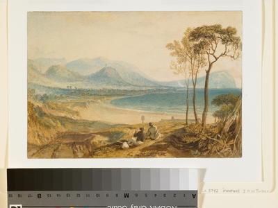 Minehead and Dunster Castle, Somerset, c.1818 (w/c on paper)