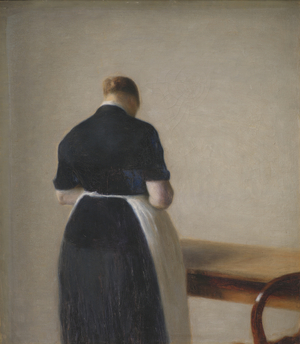 Woman seen from the back, 1888 (oil on canvas)