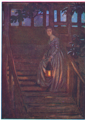 Sale at Terrazzo Con and Lanterna, illustration from Favourite Operas published by Thomas Nelson and Sons Ltd, c.1930 (colour litho)