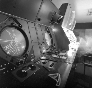 Fornebu 19680706. "Tower with responsibility". The air traffic controllers in Fornebu …, 1968 (photo)