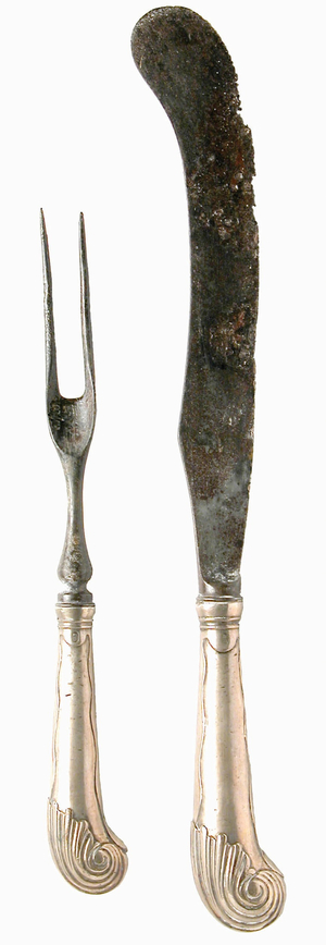 Knife and fork (silver)