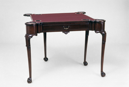Card Table, 1735-1795 (mahogany; mahogany, black walnut, soft maple, eastern white pine, and basswood)