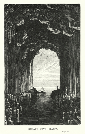 Fingal's Cave, Staffa (engraving)