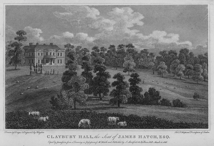 Claybury Hall, the seat of James Hatch (engraving)
