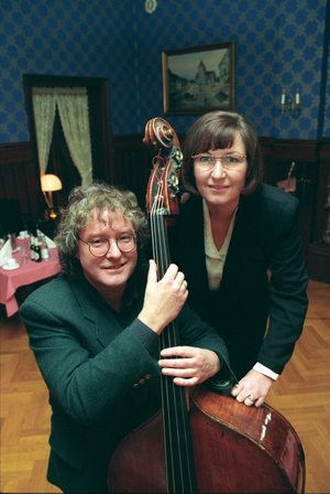 1994-01-11 Arild Andersen with new CD, "Heritage". He is a organizer, composer, bassist and producer …, 1994 (photo)